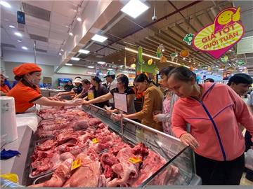 Hà Nội tăng cường các giải pháp bình ổn giá thịt lợn