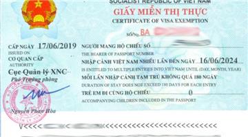 Miễn thị thực là gì? Trường hợp nào được miễn thị thực tại Việt Nam?