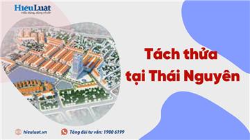 Quy định tách thửa đất ở tỉnh Thái Nguyên 2022 thế nào?