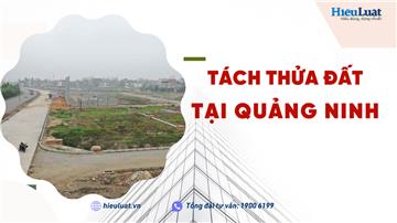 Quy định tách thửa tỉnh Quảng Ninh 2022 có gì mới?