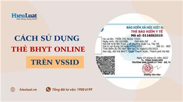 Sử dụng bảo hiểm y tế online VssID thay thẻ giấy thế nào?