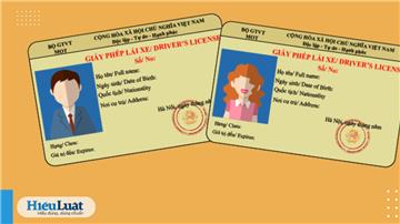 Sai thông tin trên giấy phép lái xe, điều chỉnh thế nào?