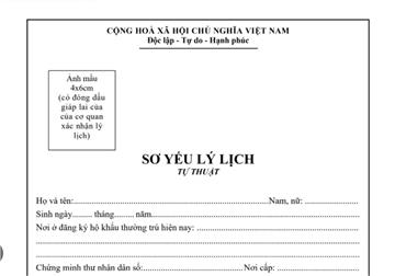 Xác nhận sơ yếu lý lịch ở đâu? Cần mang theo những gì?