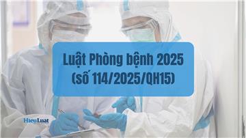 Đã có toàn văn Luật Phòng bệnh 2025 ban hành ngày 10/12/2025