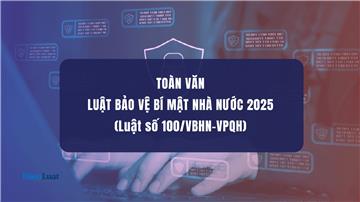 Đã có Luật Bảo vệ bí mật Nhà nước 2025 số 117/2025/QH15