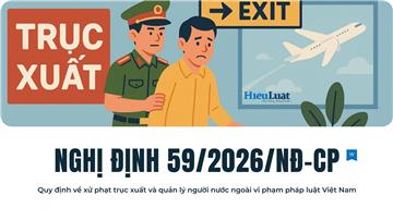 Toàn văn Nghị định 59/2026/NĐ-CP về xử phạt người nước ngoài vi phạm pháp luật Việt Nam