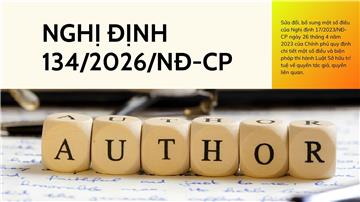Toàn văn Nghị định 134/2026/NĐ-CP về quyền tác giả