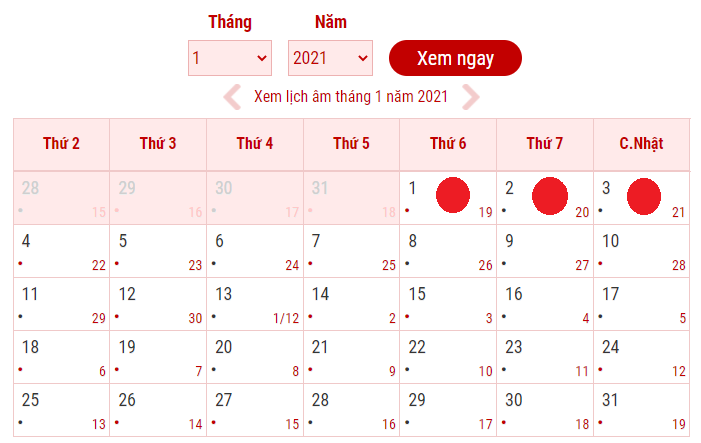 lịch nghỉ tết 2021 lich nghi tet 2021