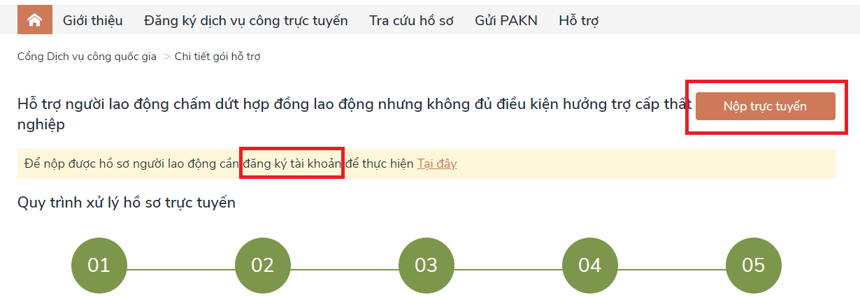 hướng dẫn nhận hỗ trợ Covid