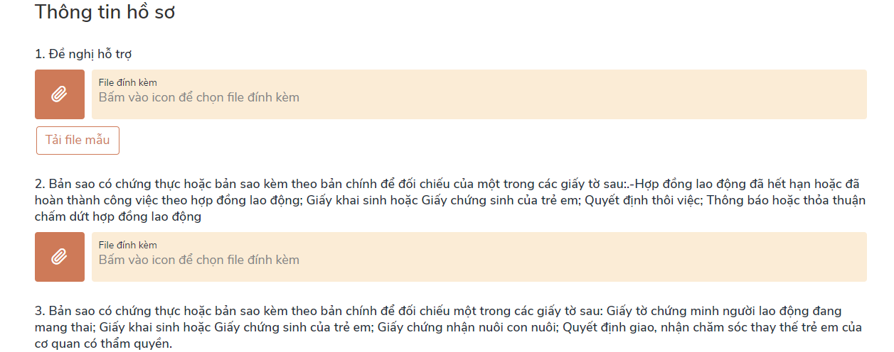 hướng dẫn nhận hỗ trợ Covid