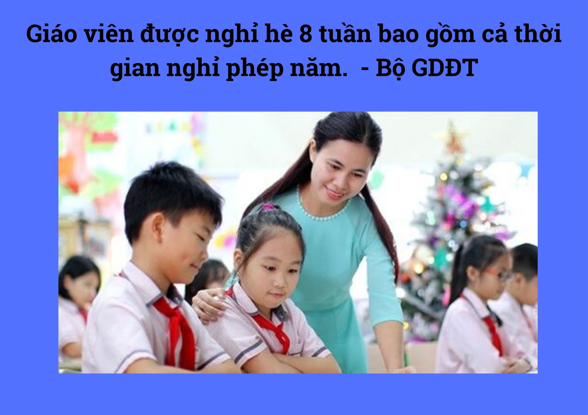 phép năm của giáo viên được tính như thế nào