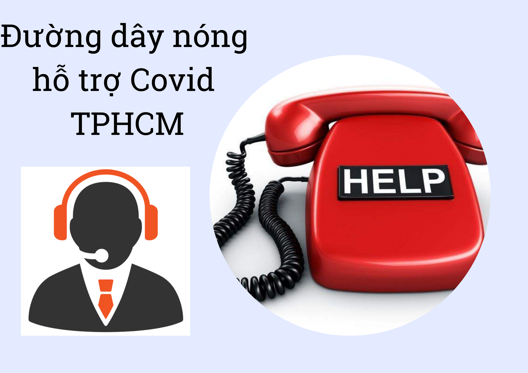 đường dây nóng hỗ trợ covid tphcm