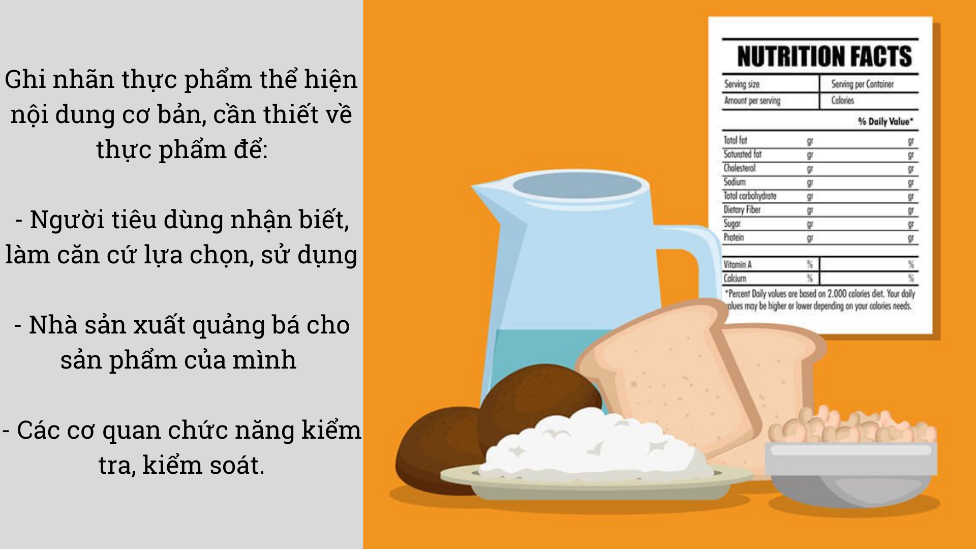 quy dinh ghi nhan thuc pham