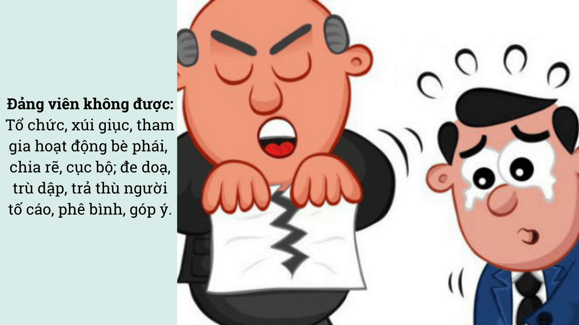 những điều Đảng viên không được làm theo quy định 37 Những điều Đảng viên không được làm theo quy định 37 gồm có gì?