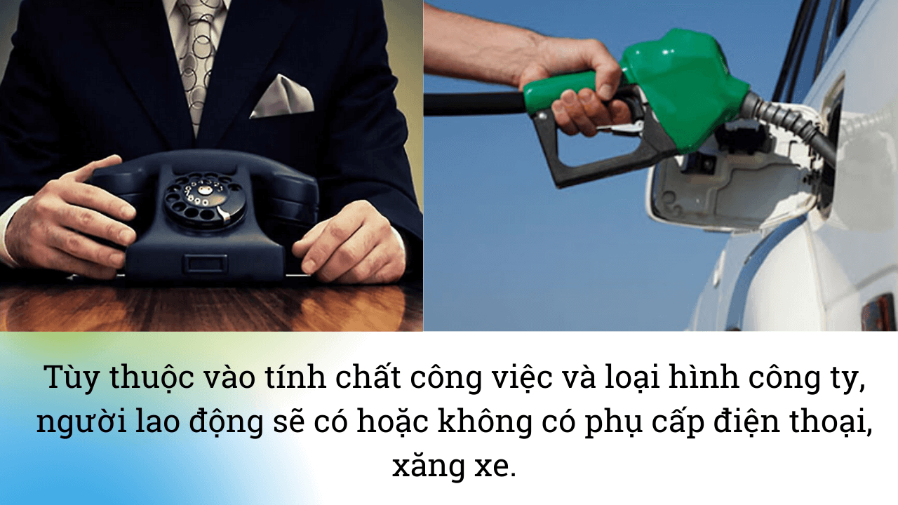 quy dinh ve phu cap xang xe dien thoai