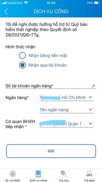 thu tuc online nhan ho tro nghi quyet 116