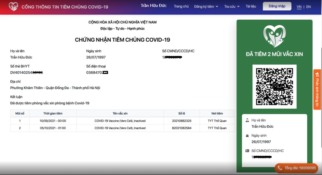 bị lộ mã QR thẻ xanh Covid-19 bi lo ma qr the xanh covid-19