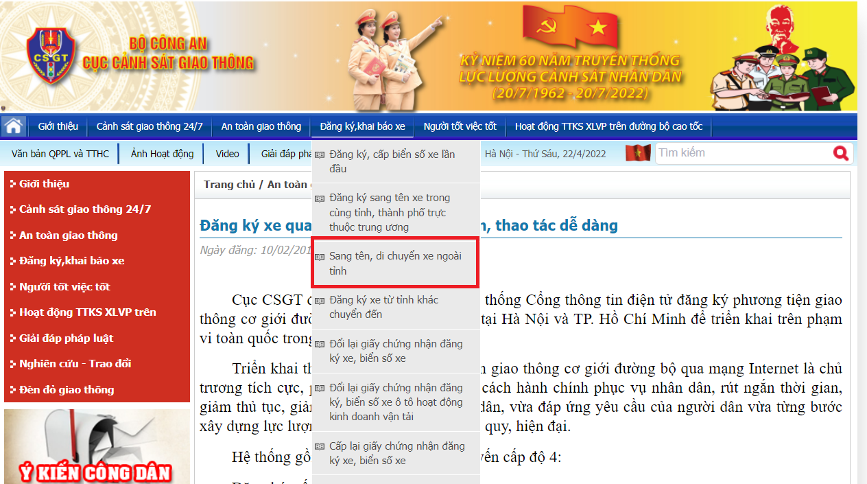 thủ tục sang tên xe máy online thu tuc sang ten xe may online
