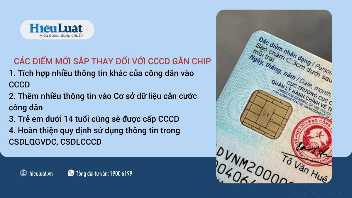 các điểm mới sắp thay đổi với CCCD gắn chip cac diem moi sap thay doi voi cccd gan chip