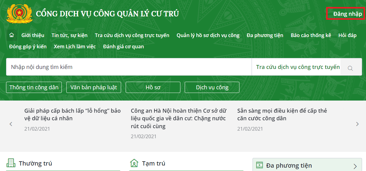 nơi đăng ký hộ khẩu thường trú noi dang ky ho khau thuong tru