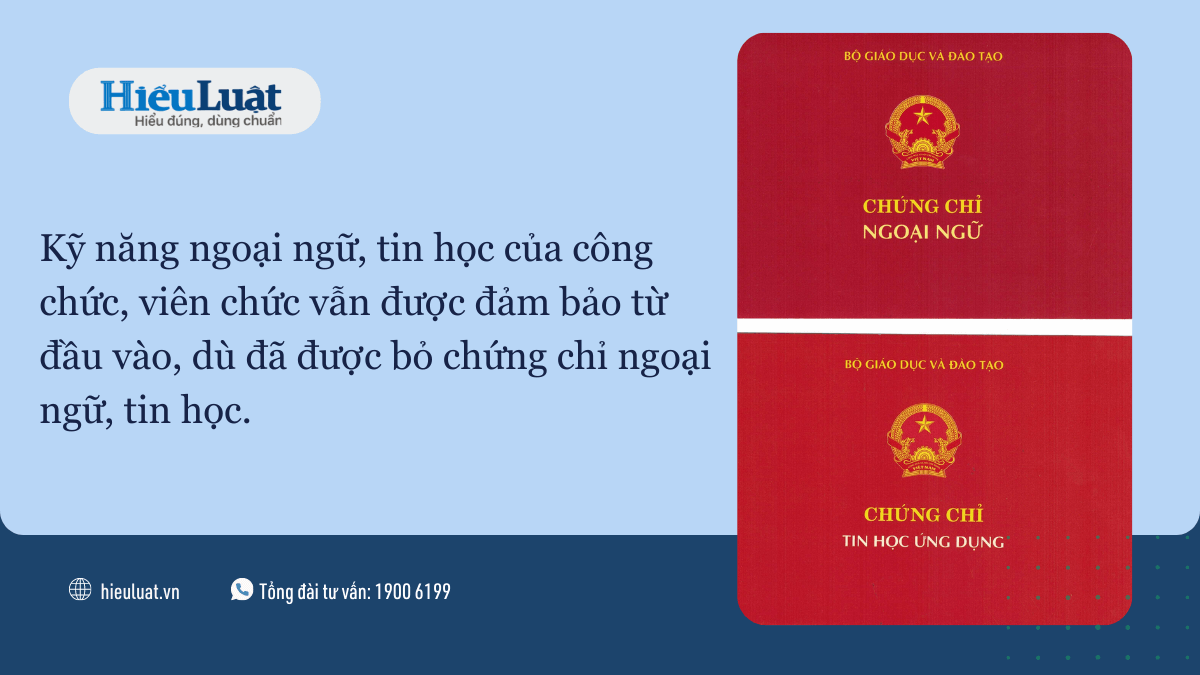 vị trí việc làm bỏ chứng chỉ ngoại ngữ tin học vi tri viec lam bo chung chi ngoai ngu tin hoc