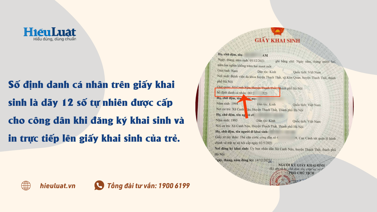 số định danh cá nhân trên giấy khai sinh so dinh danh ca nhan tren giay khai sinh