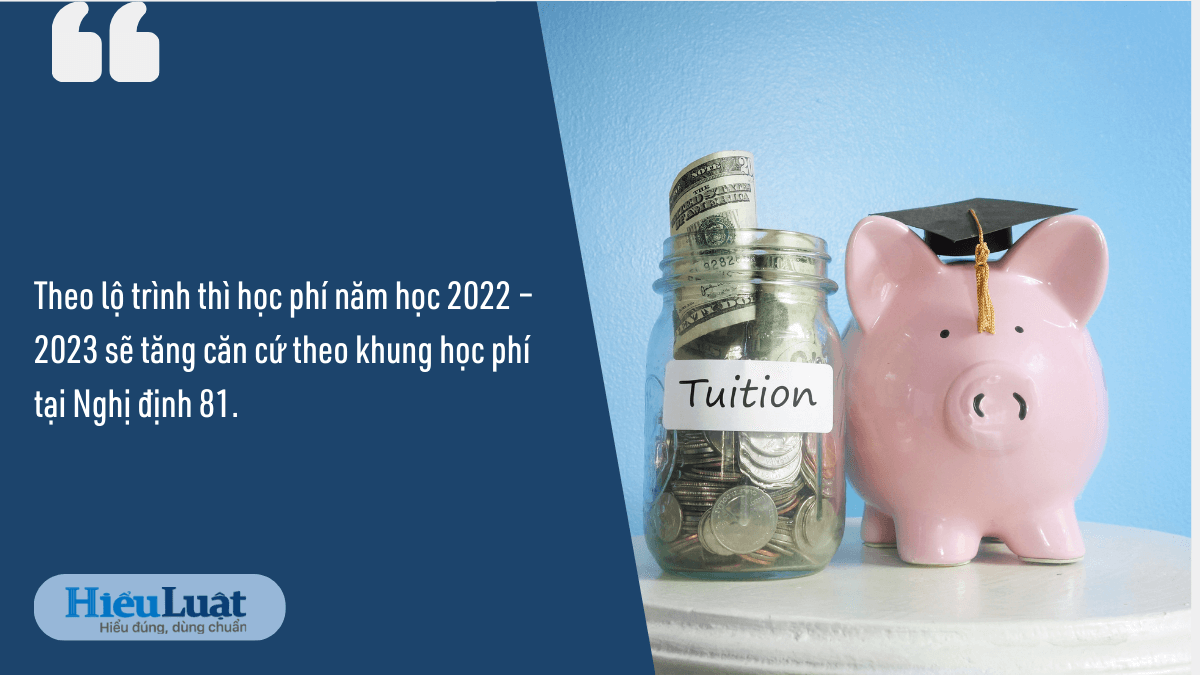 học phí năm học 2022-2023 lộ trình tăng học phí năm học 2022-2023