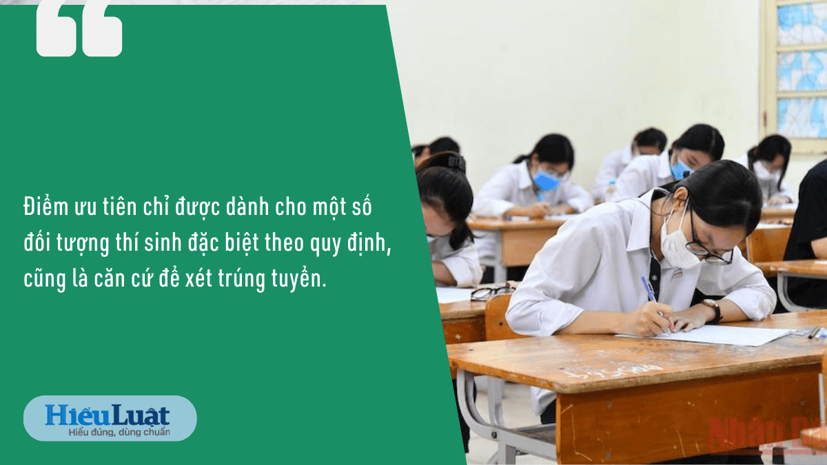 điểm ưu tiên là gì điểm ưu tiên là gì điểm ưu tiên chỉ dành cho một số đối tượng đặc biệt