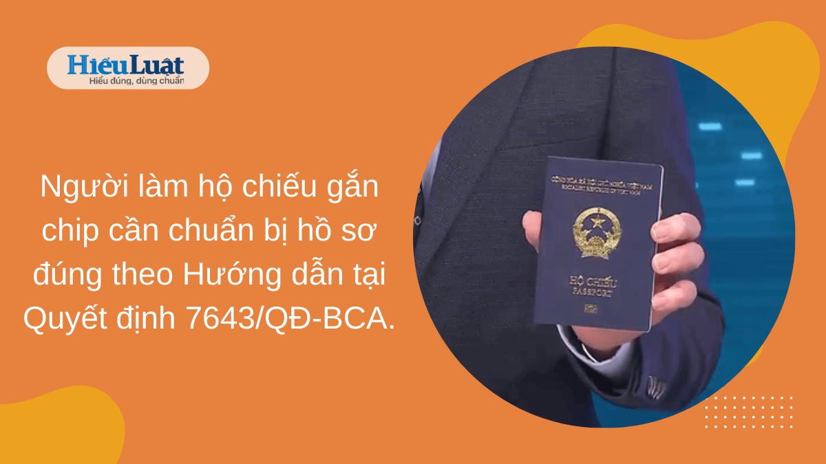 thủ tục làm hộ chiếu gắn chip thủ tục làm hộ chiếu gắn chip cần chuẩn bị hồ sơ theo quy định