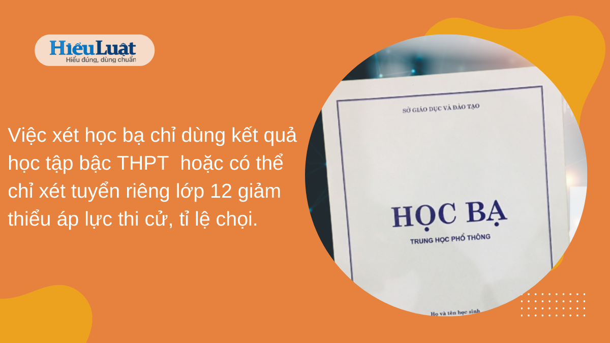 xét học bạ là gì xét học bạ giúp giảm thiểu áp lực thi cử