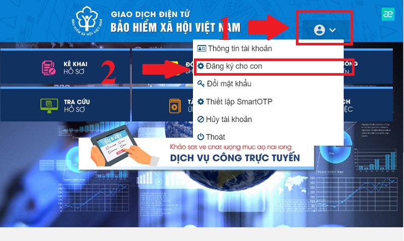 Đăng ký VssID cho con mang lại nhiều lợi ích cho bố/mẹ, người giám hộ 