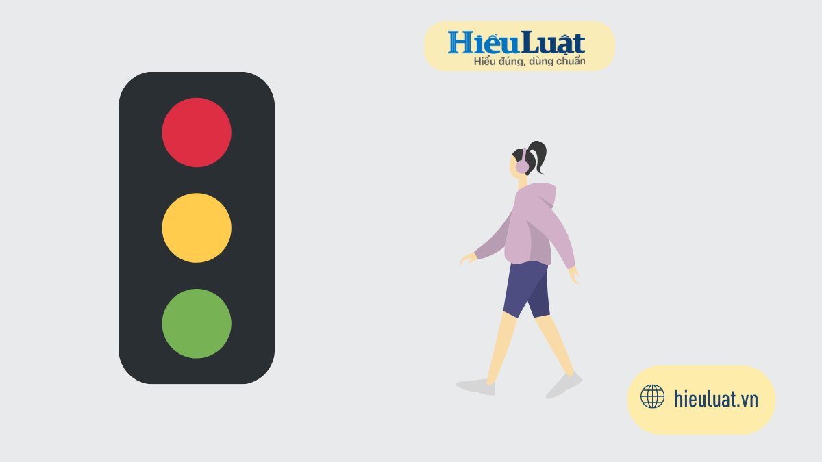 vượt đèn đỏ phạt bao nhiêu Đi bộ vượt đèn đỏ có thể bị phạt tiền