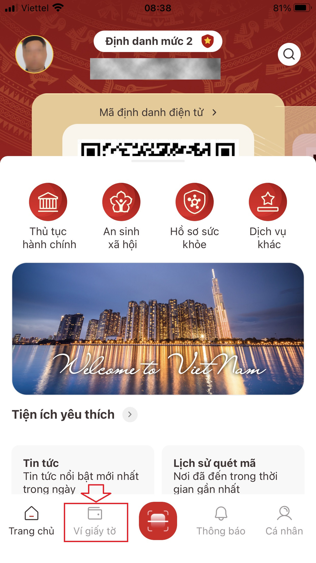 Tích hợp thẻ bảo hiểm y tế qua VNeID Tích hợp thẻ bảo hiểm y tế qua VNeID