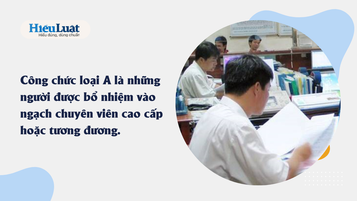 công chức loại a1 là gì  công chức loại a1 là gì là người được bổ nhiệm vào ngạch chuyên viên cao cấp hoặc tương đương