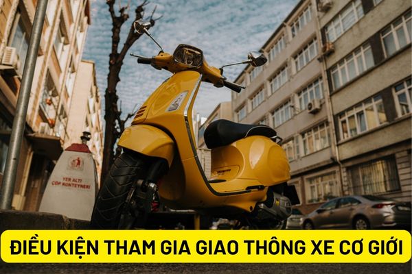 phương tiện giao thông đường bộ gồm những loại nào Điều kiện tham gia giao thông cơ giới