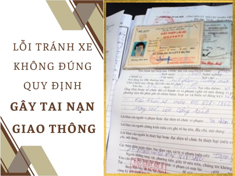 tránh xe đi ngược chiều Lỗi tránh xe không đúng quy định gây ra tai nạn giao thông