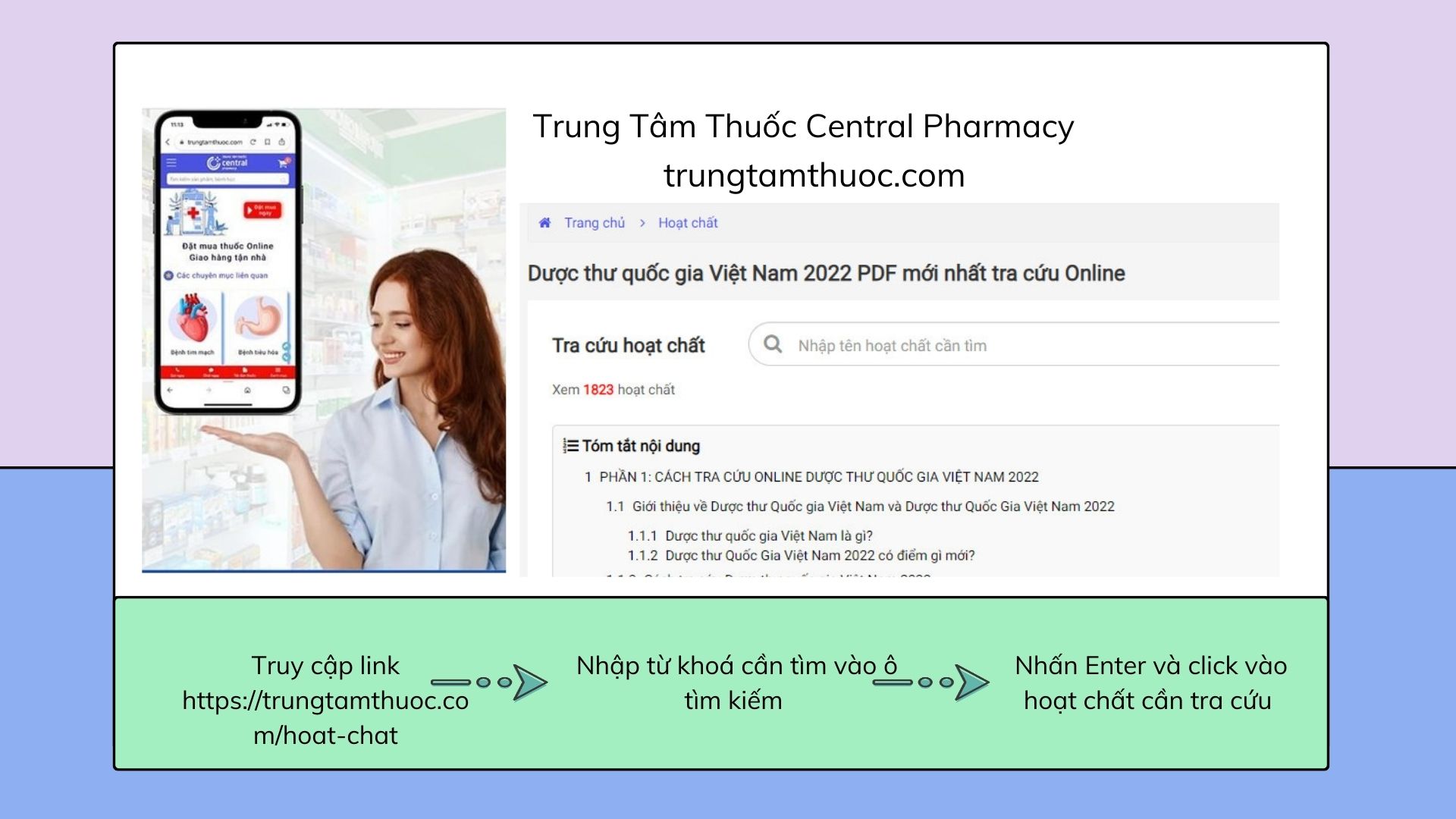 tra cứu dược thư quốc gia  Hướng dẫn tra cứu dược thư quốc gia trực tiếp