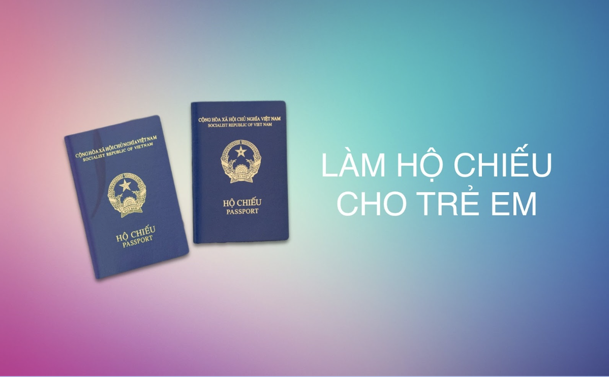 Thủ tục làm hộ chiếu cho trẻ em dưới 14 tuổi