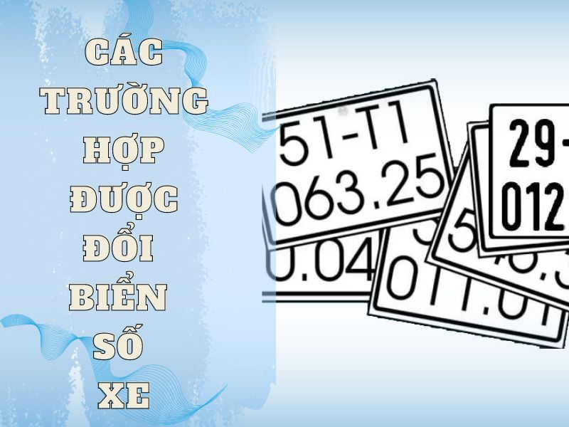 Sang tên xe máy có đổi biển số không Các trường hợp được đổi biển số xe