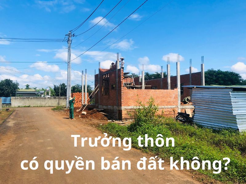 Trưởng thôn có quyền bán đất không?