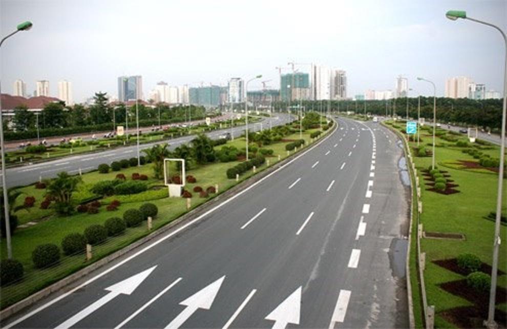 Vạch kẻ đường màu trắng nét đứt