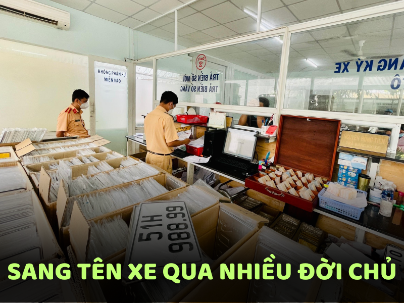 Sang tên xe qua nhiều đời chủ