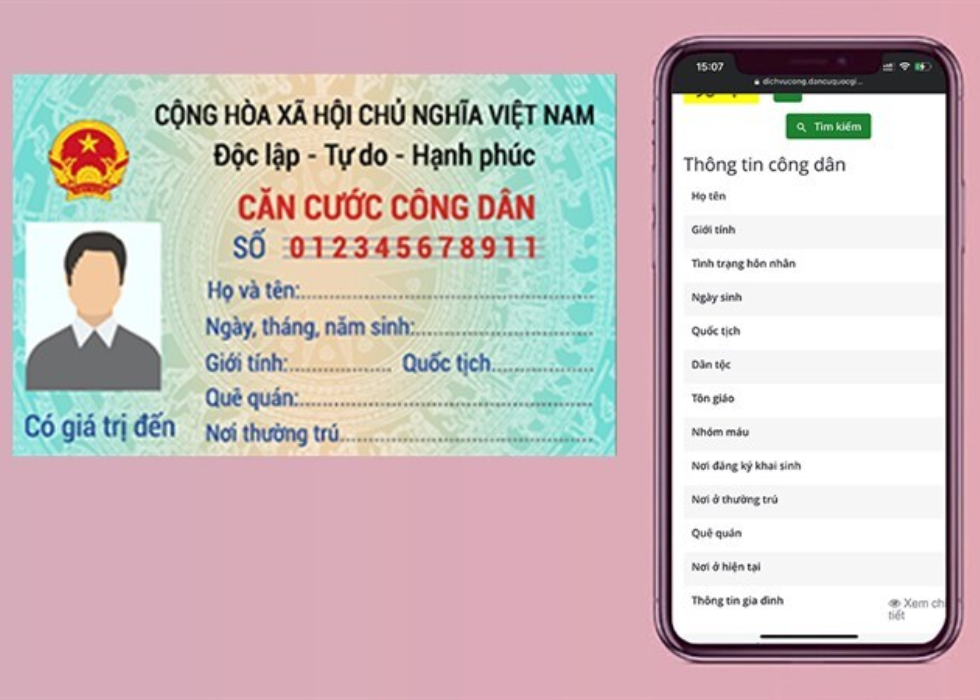 Tra cứu tình trạng hôn nhân bằng căn cước công dân