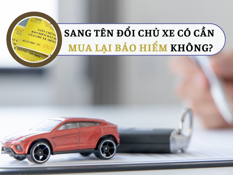 sang tên đổi chủ có phải mua lại bảo hiểm  Sang tên đổi chủ xe có cần mua lại bảo hiểm không?