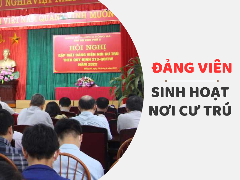 Nhiệm vụ đảng viên sinh hoạt nơi cư trú
