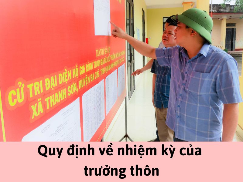 Quy định về nhiệm kỳ của trưởng thôn
