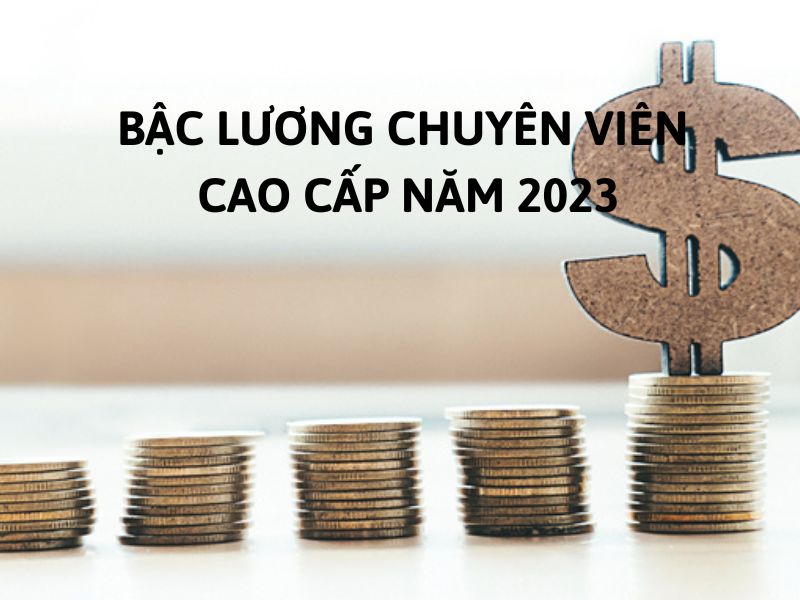 Bậc lương chuyên viên cao cấp năm 2023