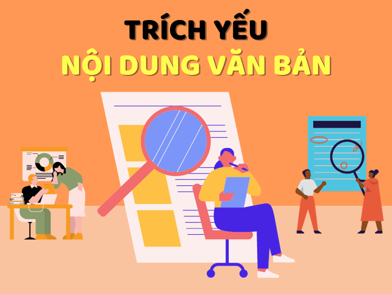 Trích yếu văn bản là gì?