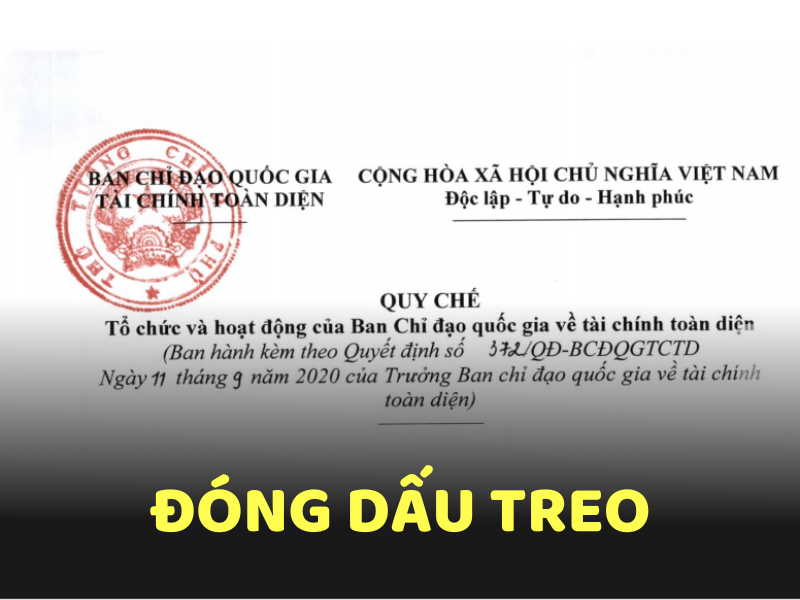 Đóng dấu treo