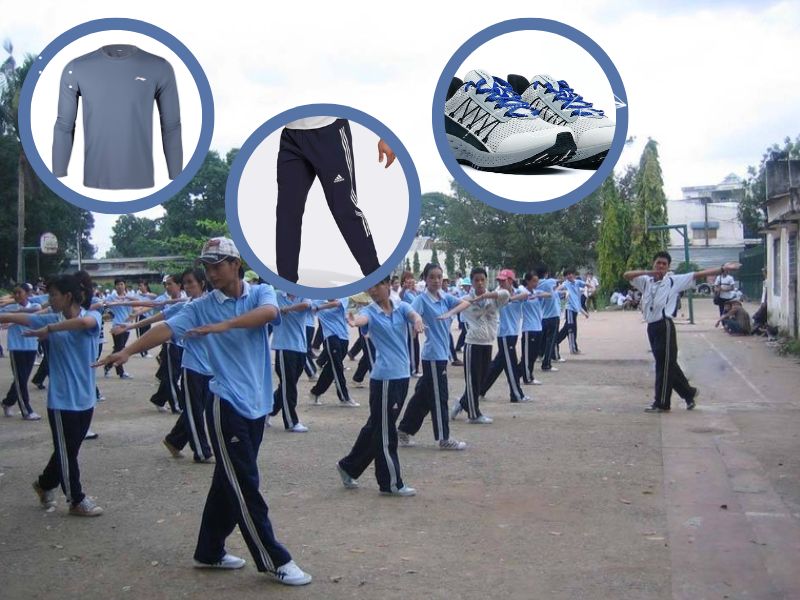 Chế độ trang phục dành cho giáo viên thể dục